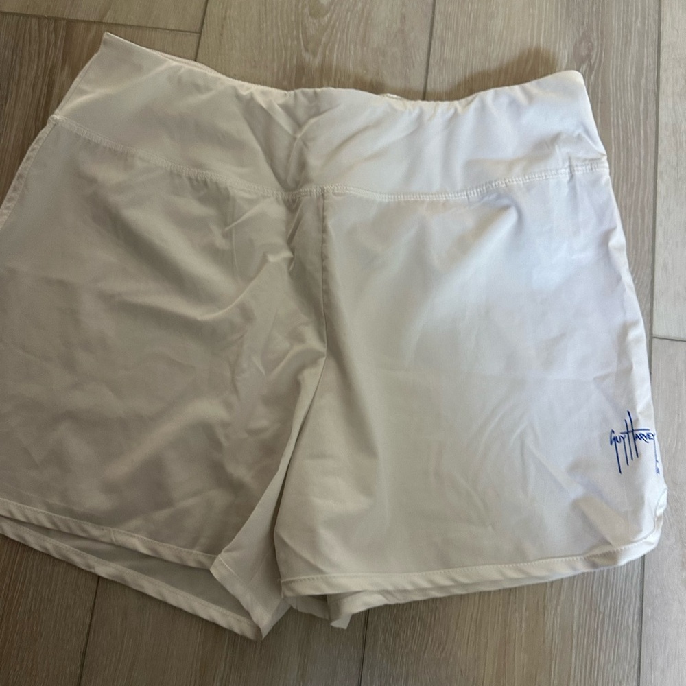 Guy Harvey Quick Dry Women's White Beach Active Shorts